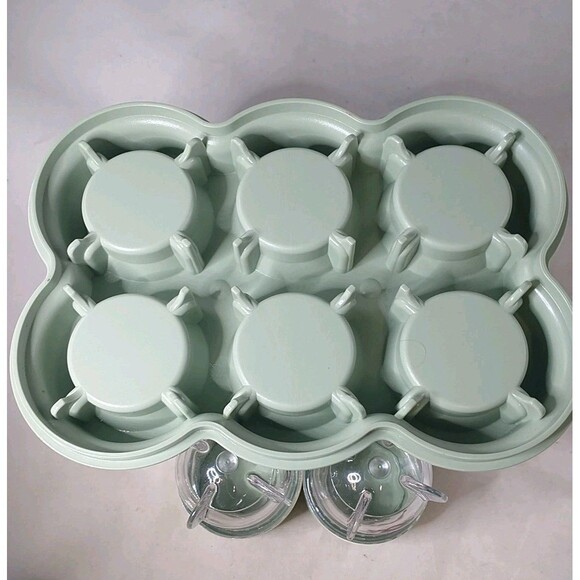 Magic Bullet Baby Bullet Blender 6 Storage Containers  Lids With Tray  Baby Food - Picture 13 of 14